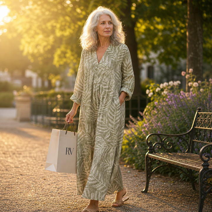 Camille - Flattering Printed Summer Dress