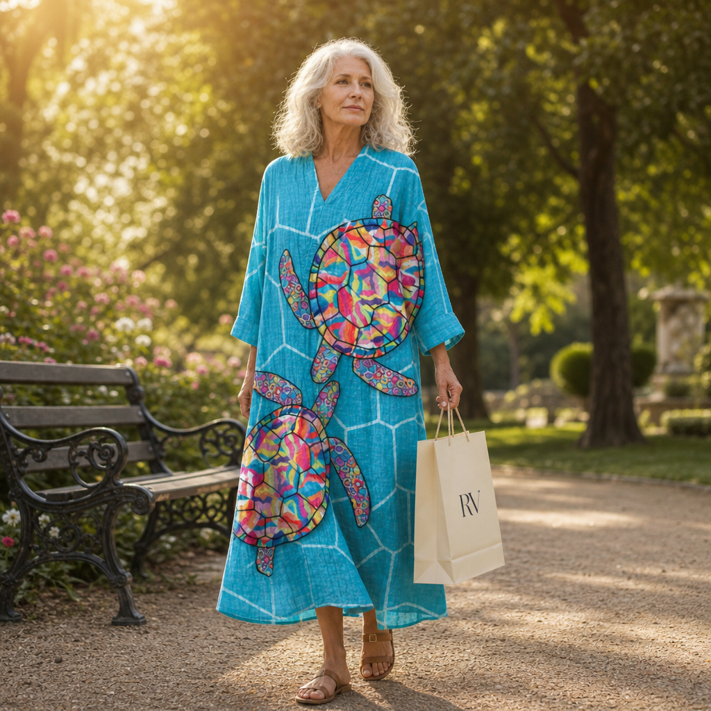 Éloïse - Flattering Printed Summer Dress