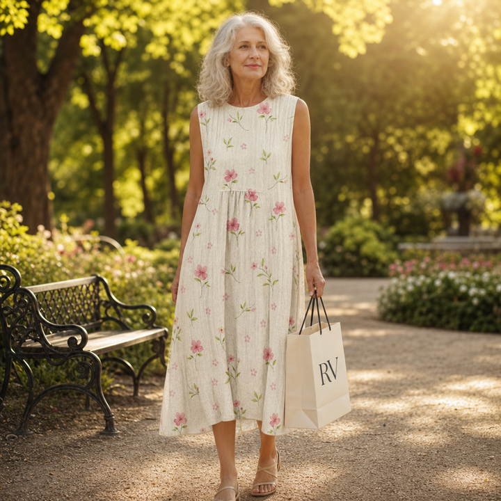Faustine - Comfortable Summer Dress Without Sleeves