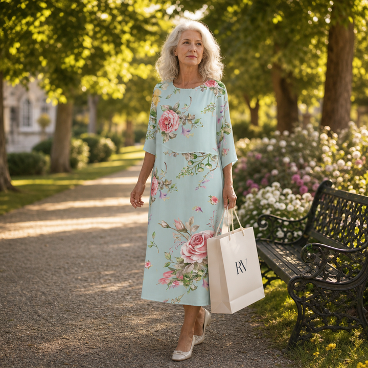 Rosalie - Long, flowing, chic, and comfortable dress