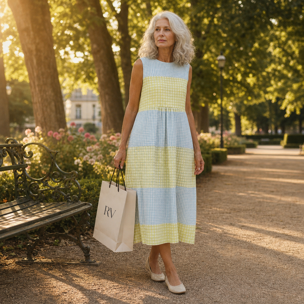 Aurélie - Comfortable Summer Dress Without Sleeves