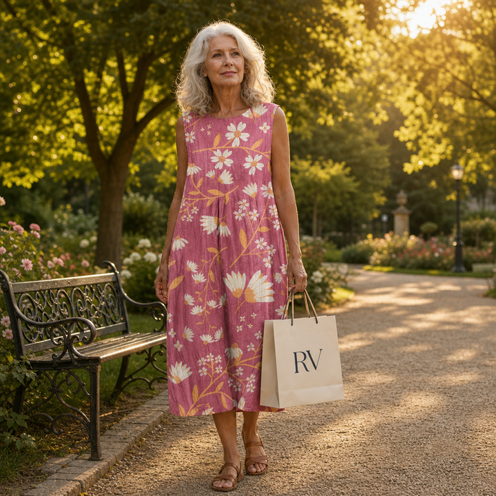Margaux - Comfortable Summer Dress Without Sleeves