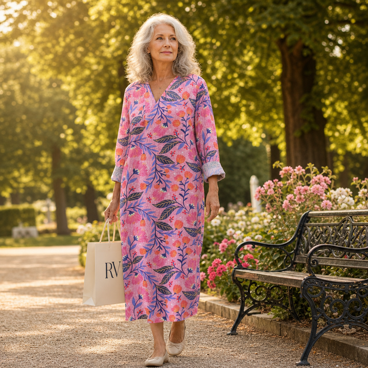 Clémence - Flattering Printed Summer Dress
