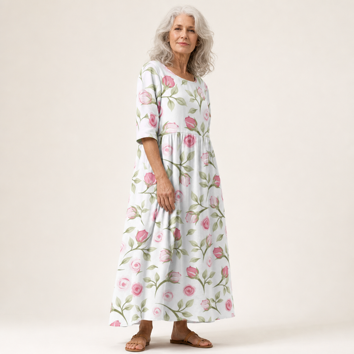 Thais - Long, flowing, chic, and comfortable dress