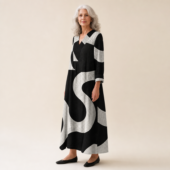 Ophélie - Flattering Printed Summer Dress