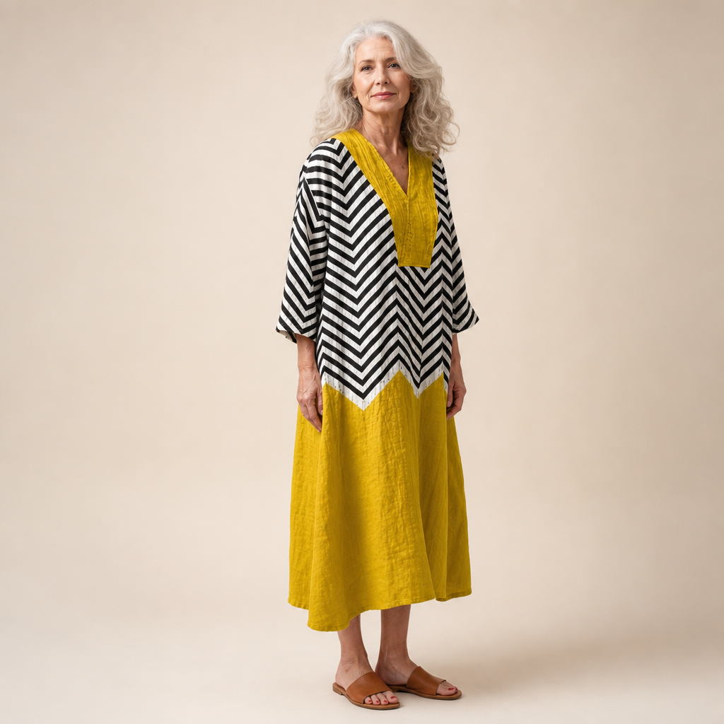 Bernadette - Flattering Printed Summer Dress