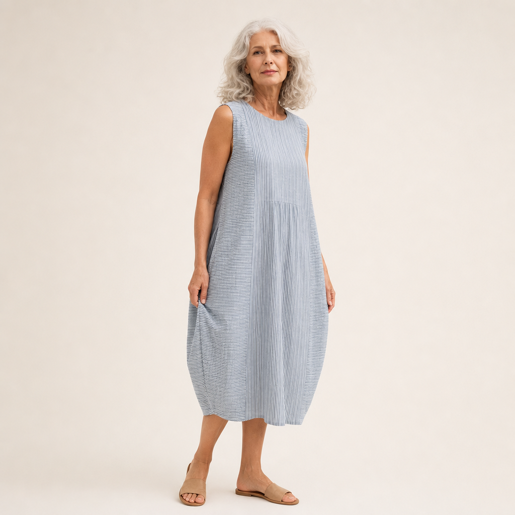 Enzo - Comfortable Summer Dress Without Sleeves