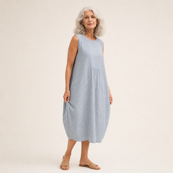 Enzo - Comfortable Summer Dress Without Sleeves