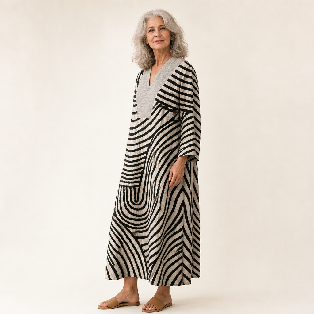 Lila - Flattering Printed Summer Dress