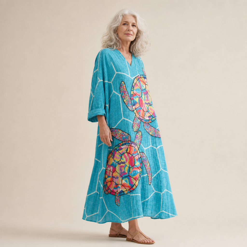Éloïse - Flattering Printed Summer Dress