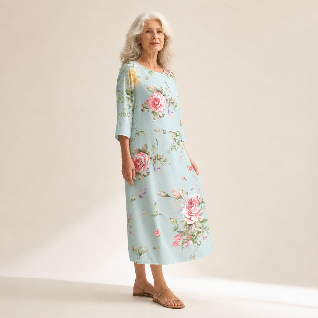 Rosalie - Long, flowing, chic, and comfortable dress