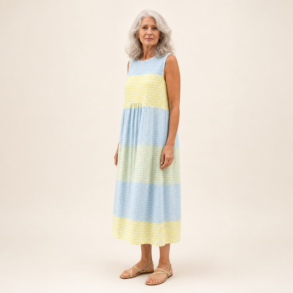 Aurélie - Comfortable Summer Dress Without Sleeves