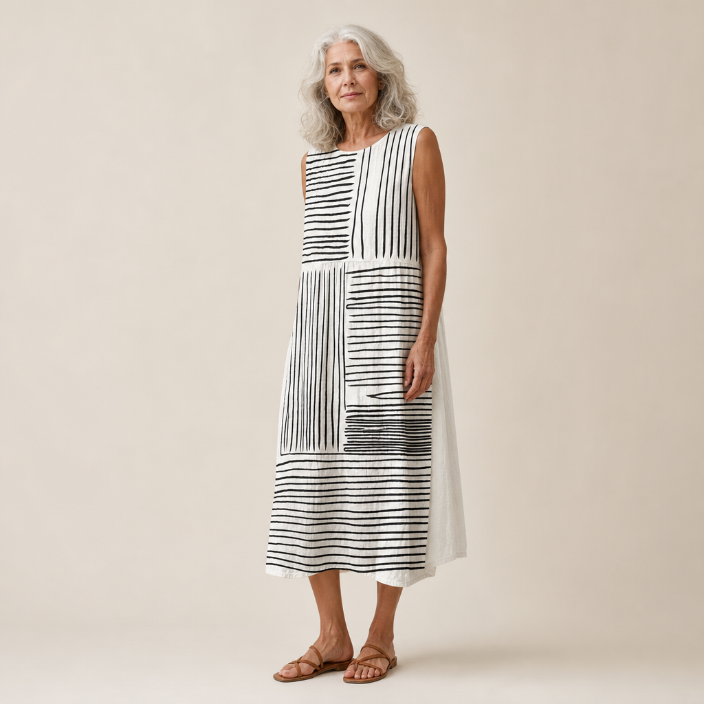 Vivienne - Comfortable Summer Dress Without Sleeves
