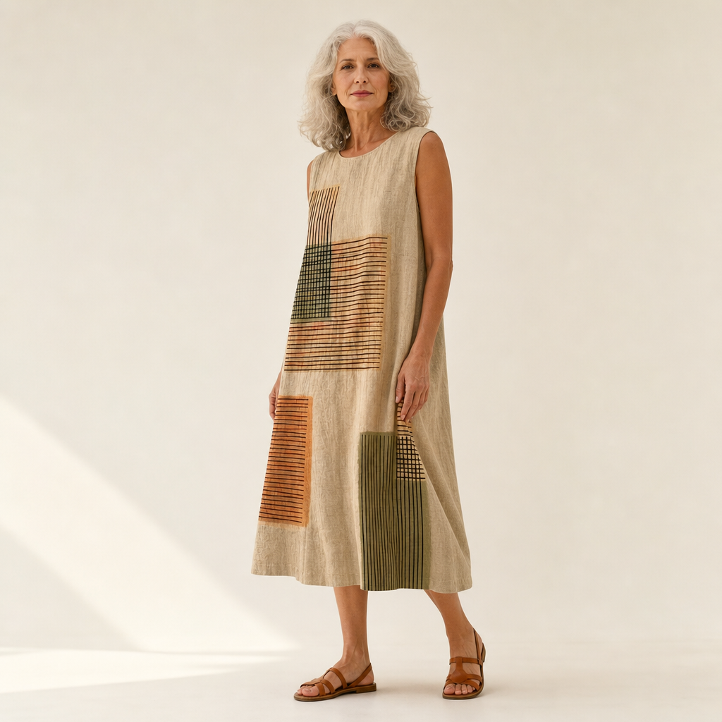 Lorys - Comfortable Summer Dress Without Sleeves