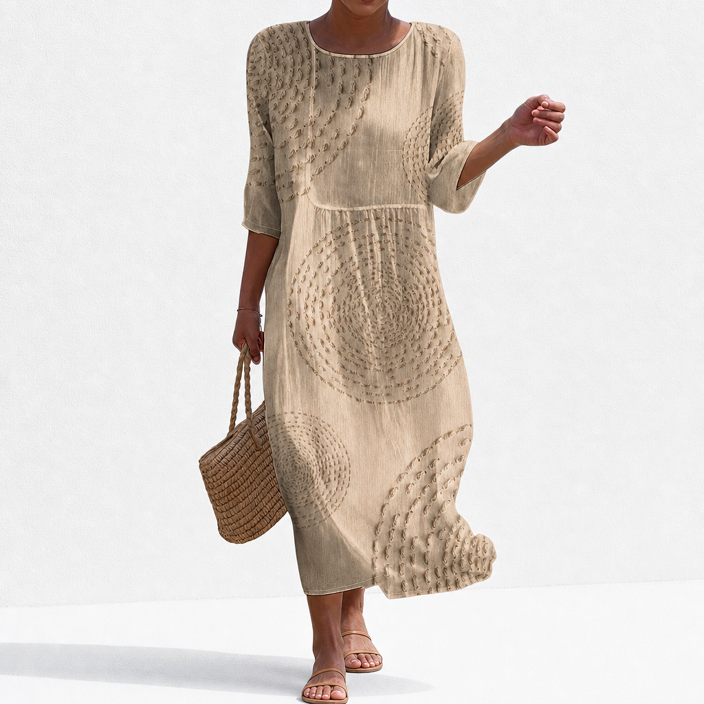 Juliette - Casual embroidered dress for women.
