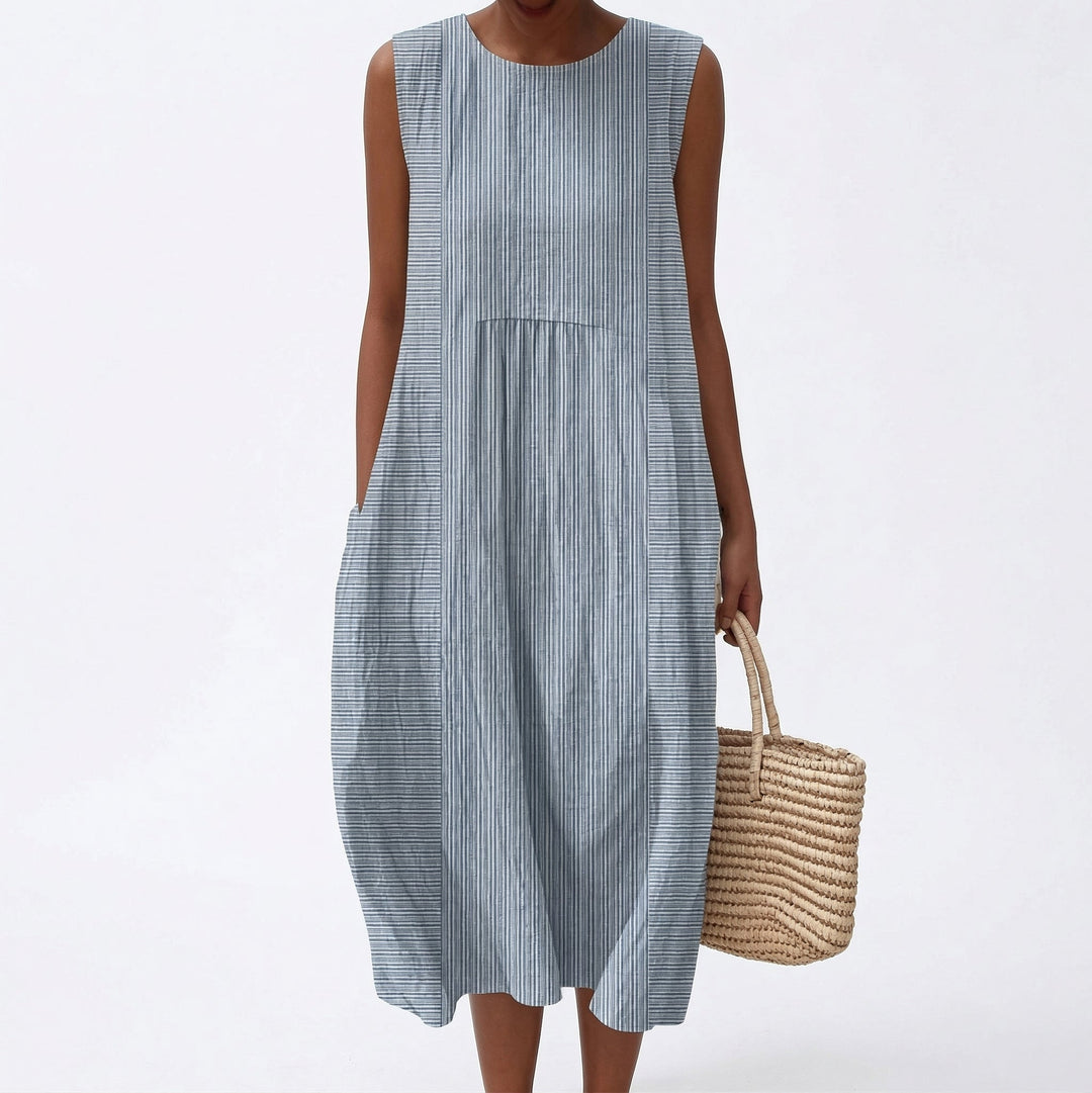 Enzo - Comfortable Summer Dress Without Sleeves