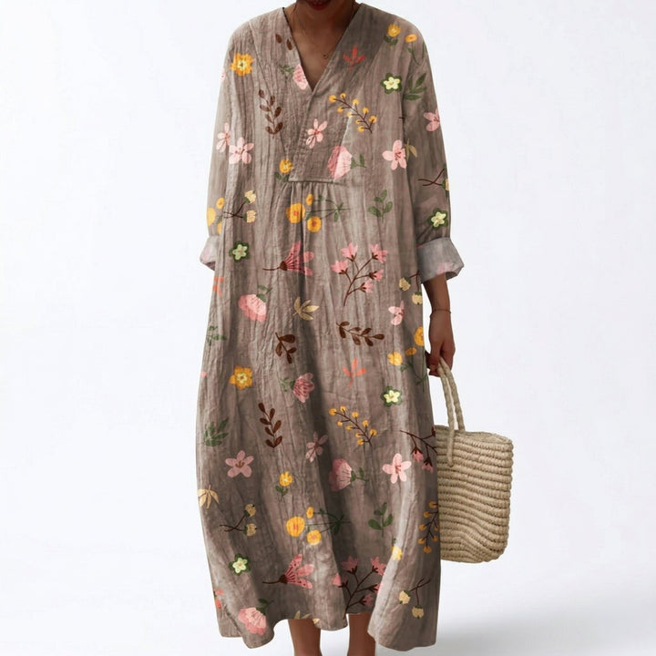 Maëlys - Flattering Printed Summer Dress