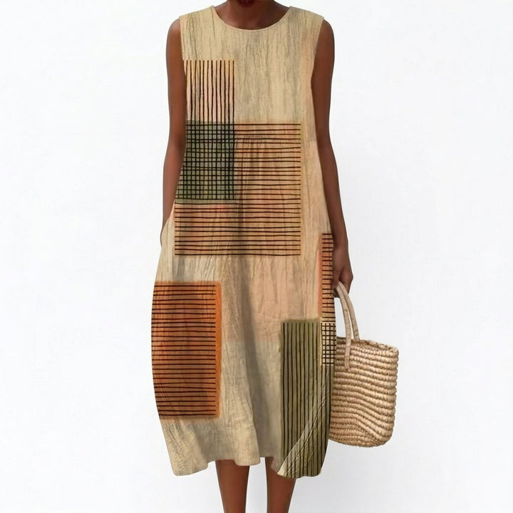 Lorys - Comfortable Summer Dress Without Sleeves