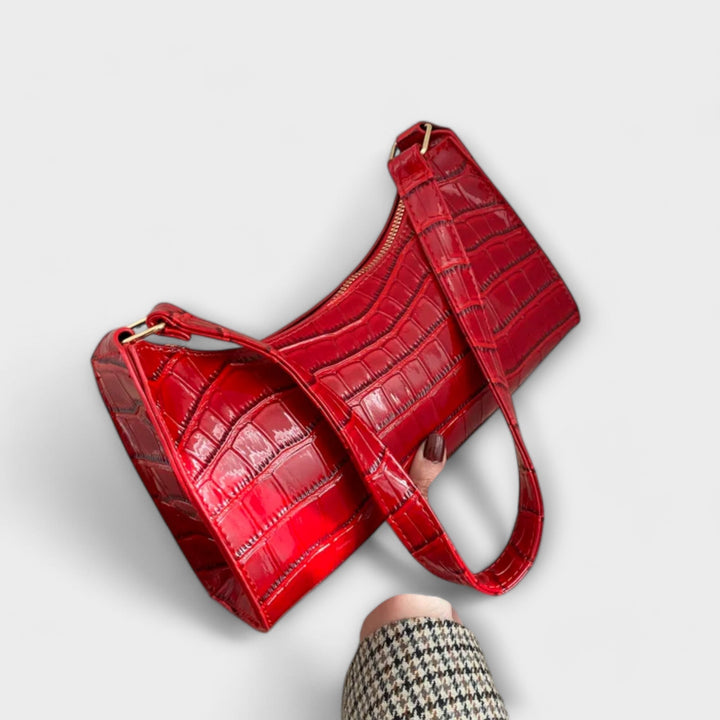 Leonore | Shiny Leather Bag