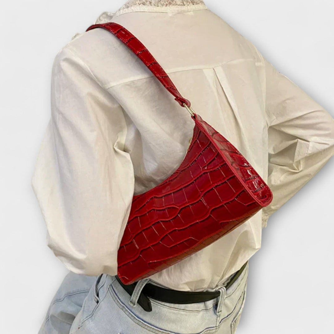 Leonore | Shiny Leather Bag