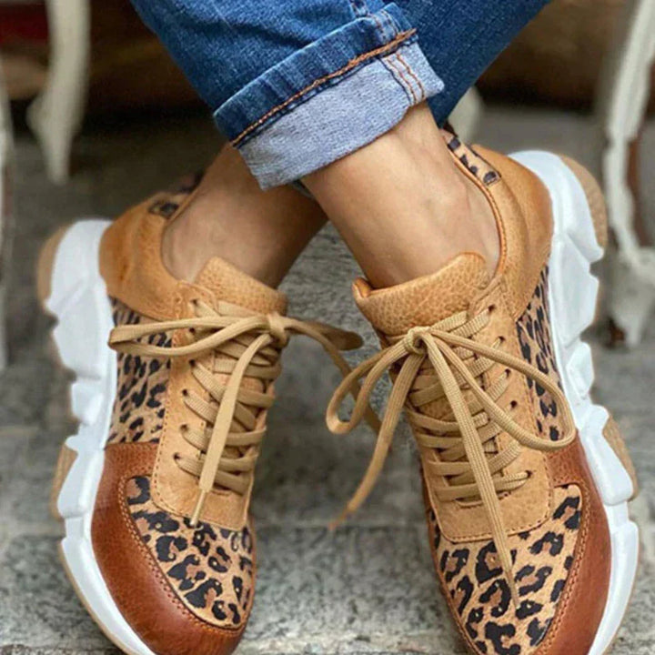Inge | Comfortable Leopard Sneakers