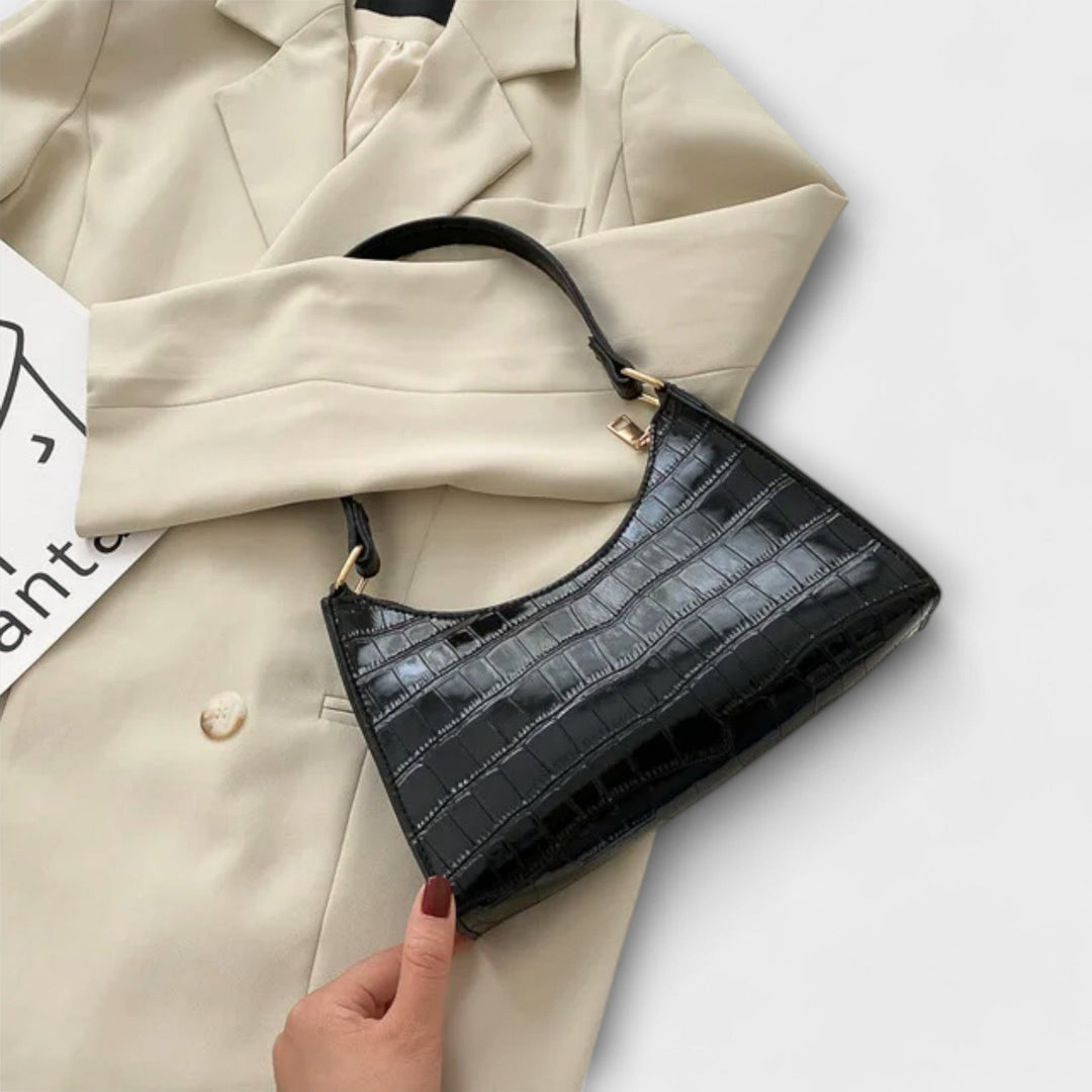 Leonore | Shiny Leather Bag