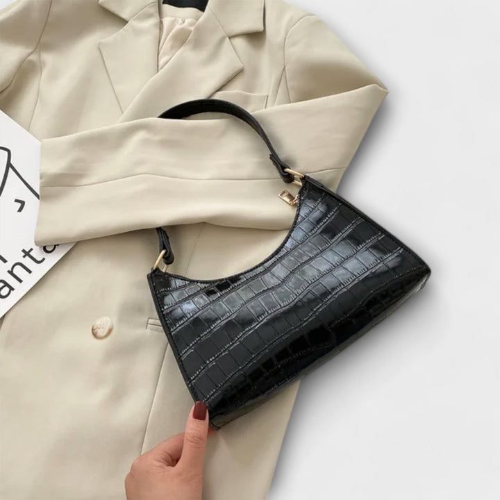 Leonore | Shiny Leather Bag