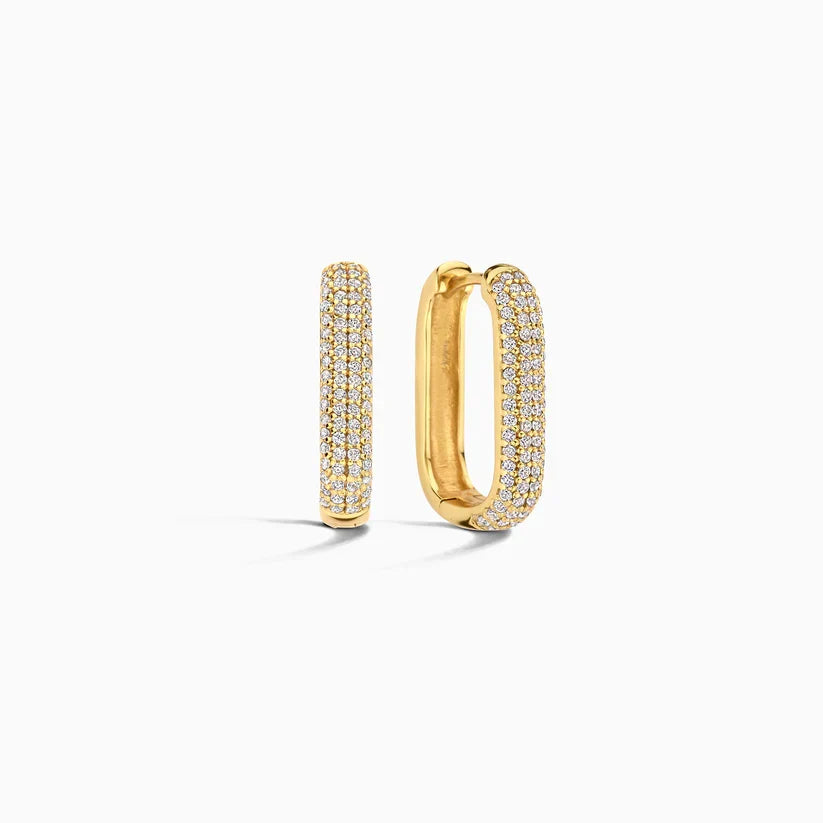 Iconic Pavé Hoops