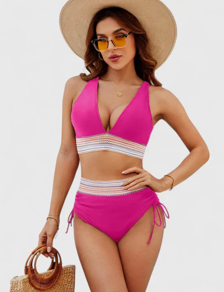 Yara | Elegant High Bikini Set