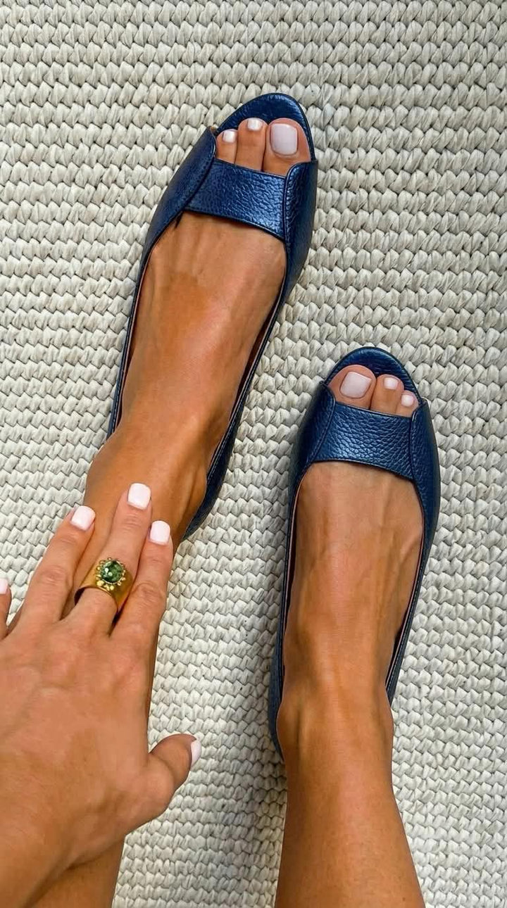 Adelina | Luxe Comfort Golden Sandals