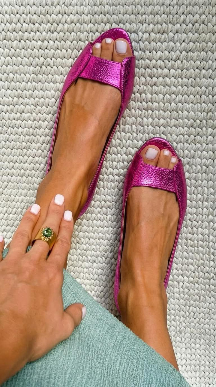 Adelina | Luxe Comfort Golden Sandals