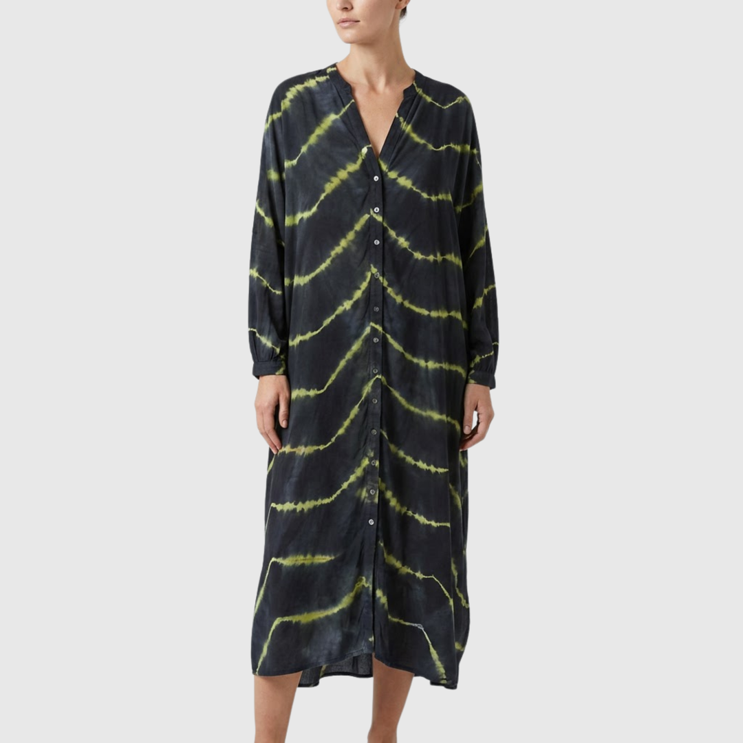Manon | Elegant Boho Striped Maxi Dress