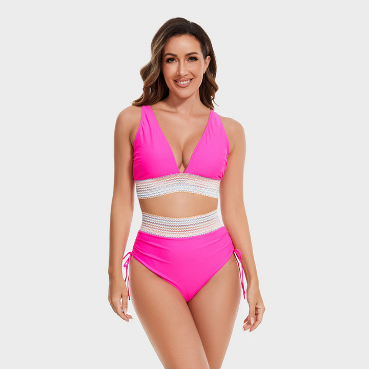 Yara | Elegant High Bikini Set