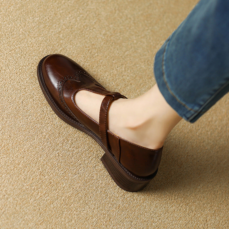 Truus | Mary Jane T Bar Shoes