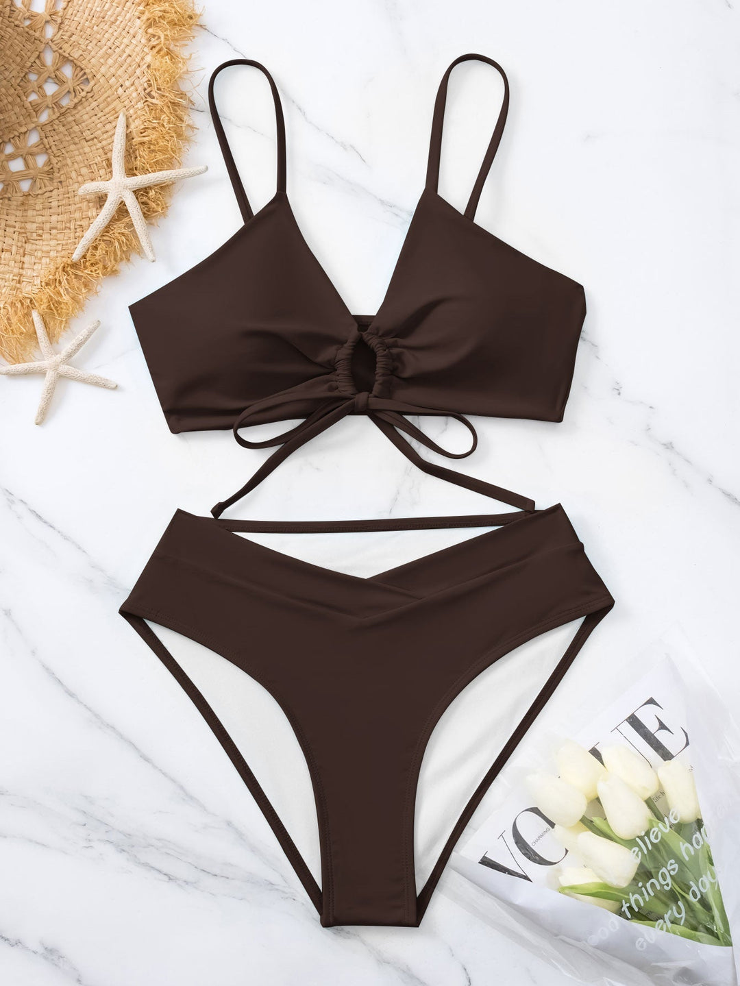 Miranda | Two-Piece Bikini Set with Front Knot