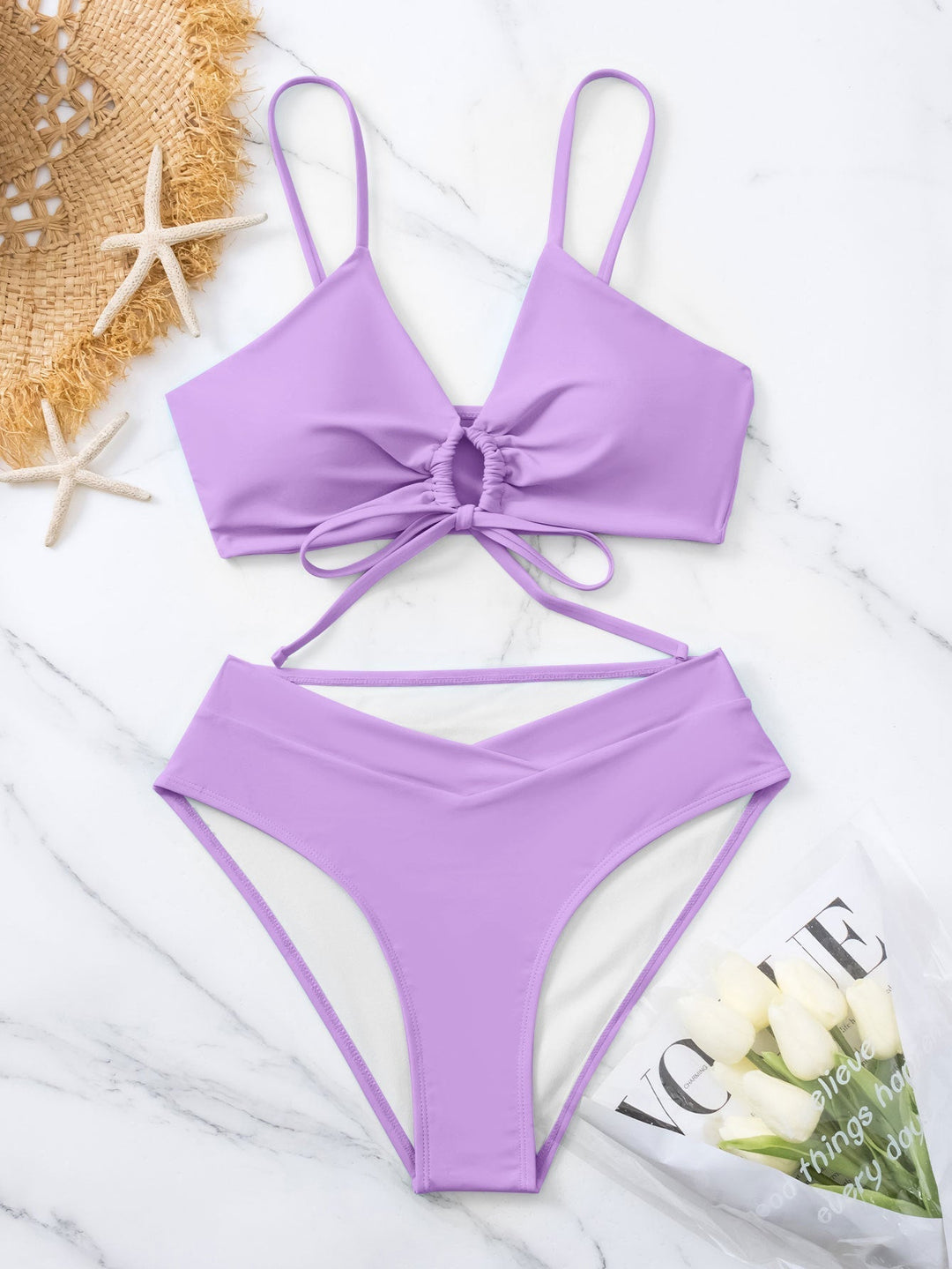 Miranda | Two-Piece Bikini Set with Front Knot