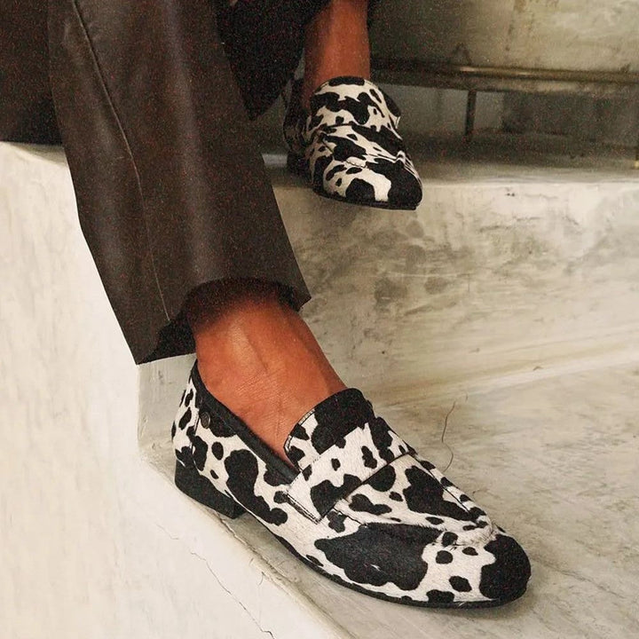 Darcy - Monochrome Slip-Ons