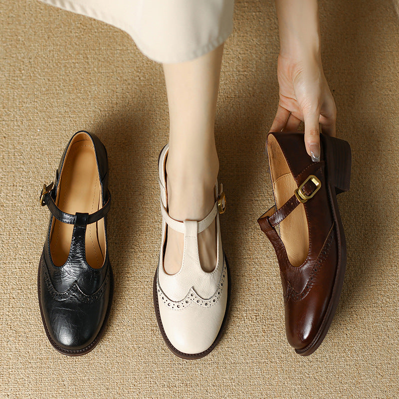 Truus | Mary Jane T Bar Shoes