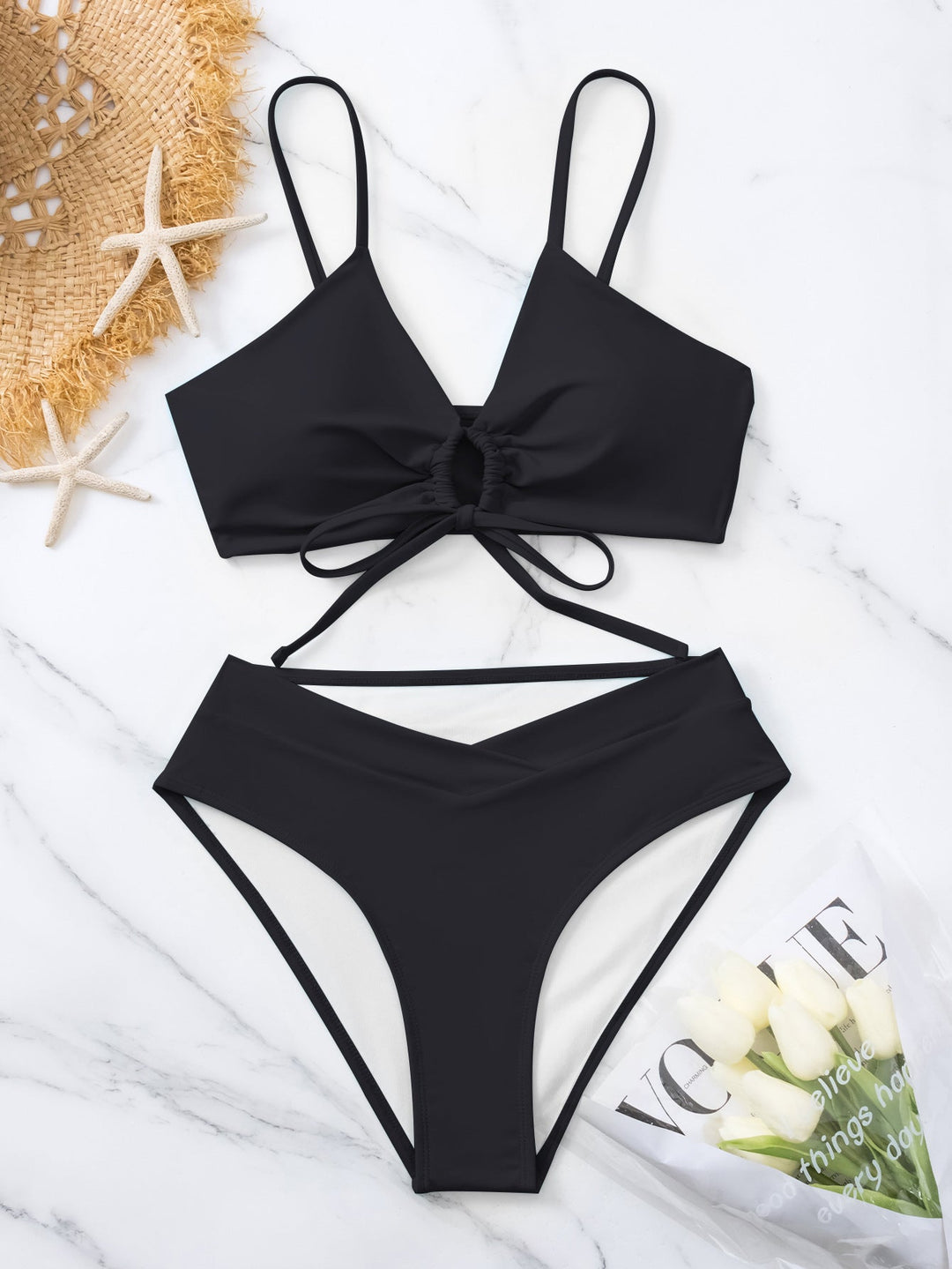 Miranda | Two-Piece Bikini Set with Front Knot