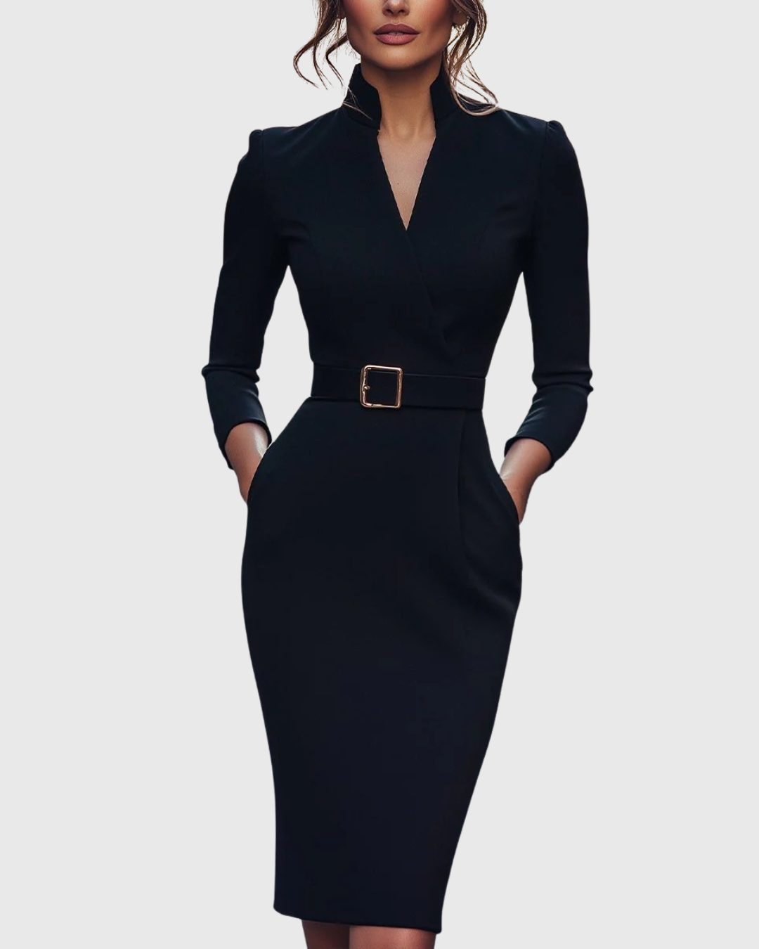 Loes | The Maxi Power Dress with Belt