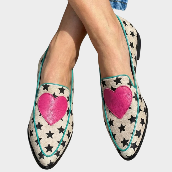 Marisol - Playful Heart Moccasins