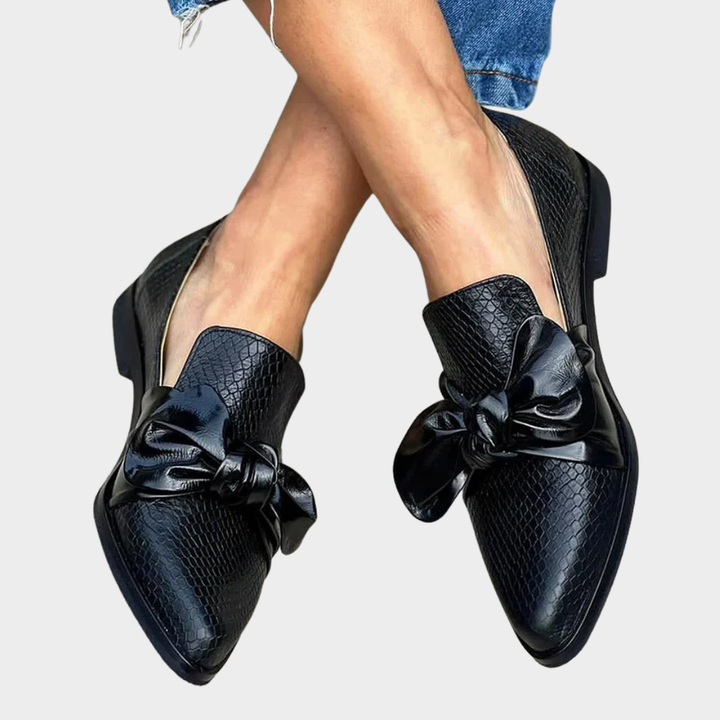 Chelsea - Elegant Slip-Ons with Bow