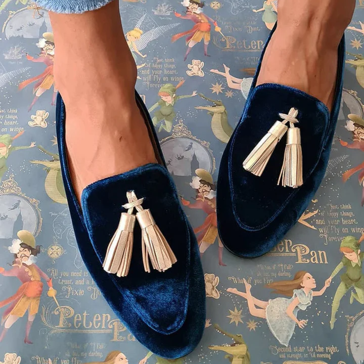 Celestia - Elegant Slip-Ons with Fringes