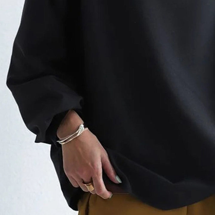 Nora | Casual top with high collar