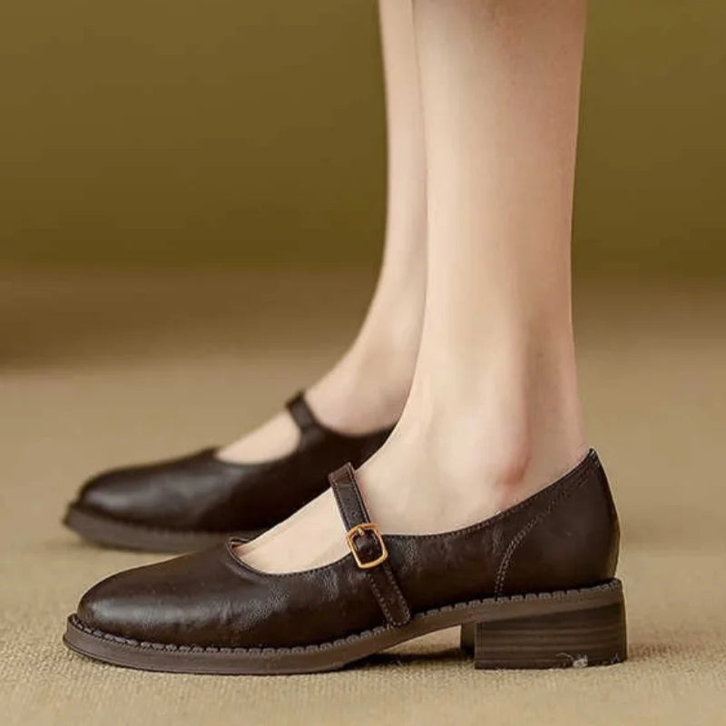 Manon | Classic and Comfortable Leather Mary Janes