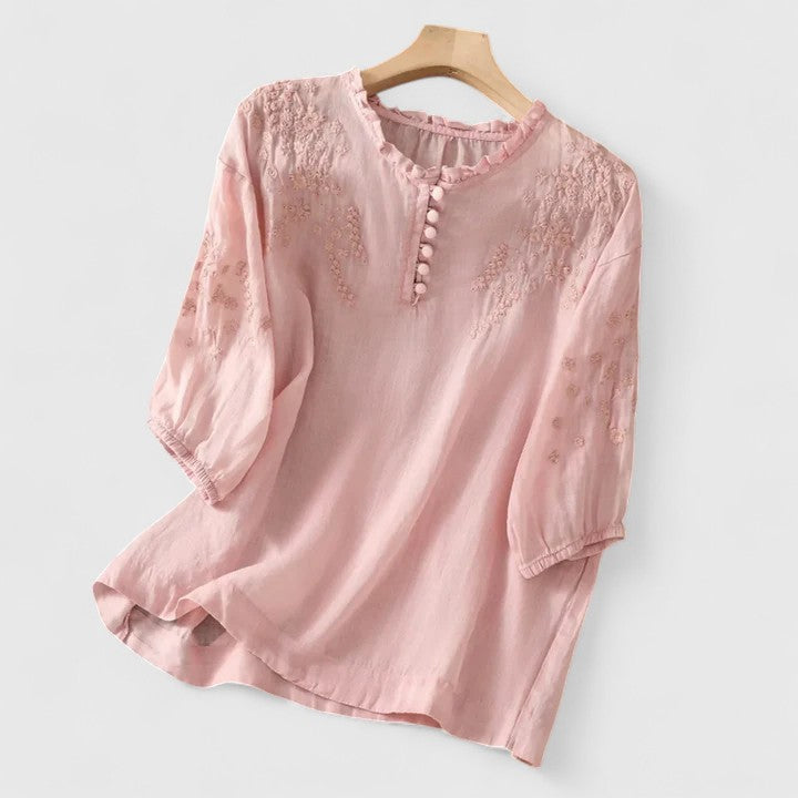 Wanda | Elegant Blouse with Buttons