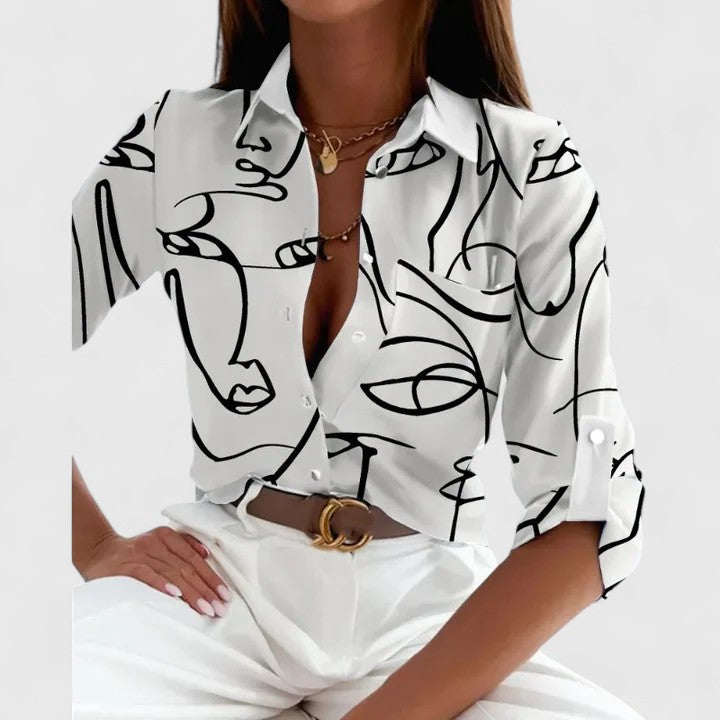 Rebecca | Elegant Blouse with Long Sleeves