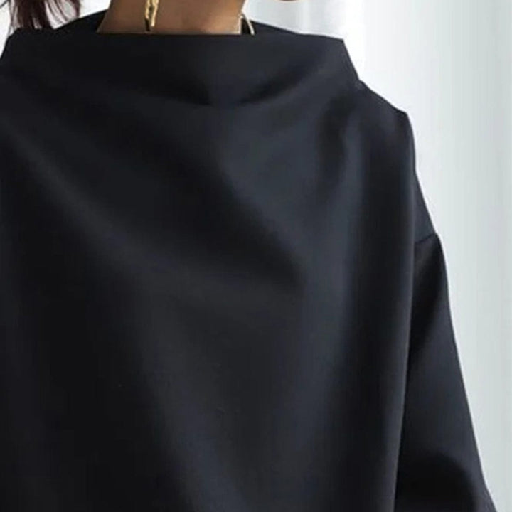 Nora | Casual top with high collar