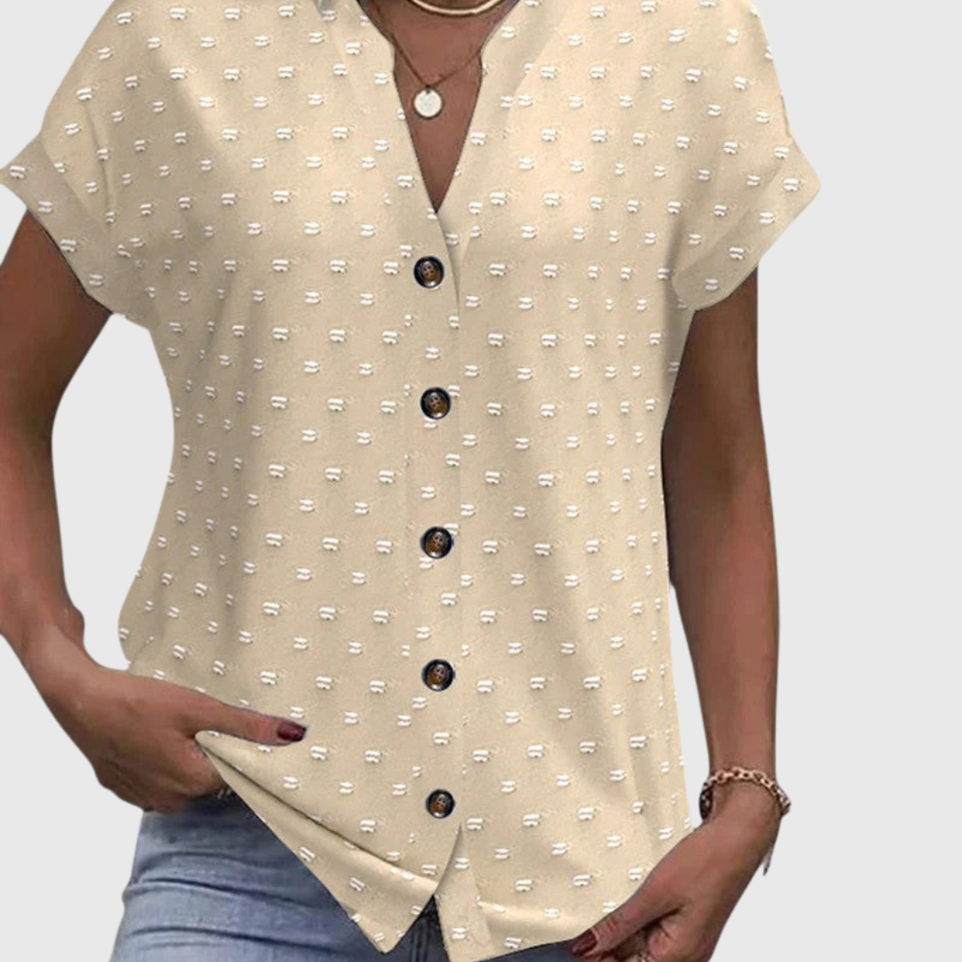Rebecca | Comfortable V-Neck Blouse