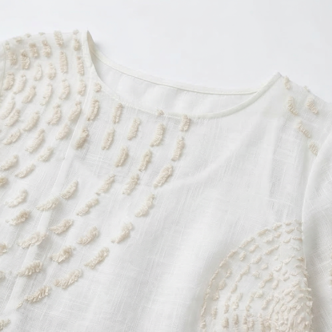 Anaïs - Casual embroidered dress for women.
